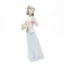 美品 LLADRO リヤドロ 7644 春の香り Innocence in Bloom 1996年 会員限定 フィギュリン 1点 陶磁器 少女 花 置物 人形 ...