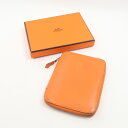 HERMES エルメス アジェンダジップ 手帳カバー 1点 ラウンド 兼用 AK122W1 【中古】