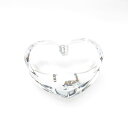 美品 Baccarat バカラ ZINZIN ザンザン ハート クリスタルオブジェ 1点 インテリア ペーパーウェイト 置物 SO3232P1 【中古】