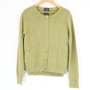 美品 LAURA ASHLEY ローラアシュレイ CD579RN JRF176RN アンサンブル 1点 M コットン レーヨン カットソー七分袖 カーディガン長...