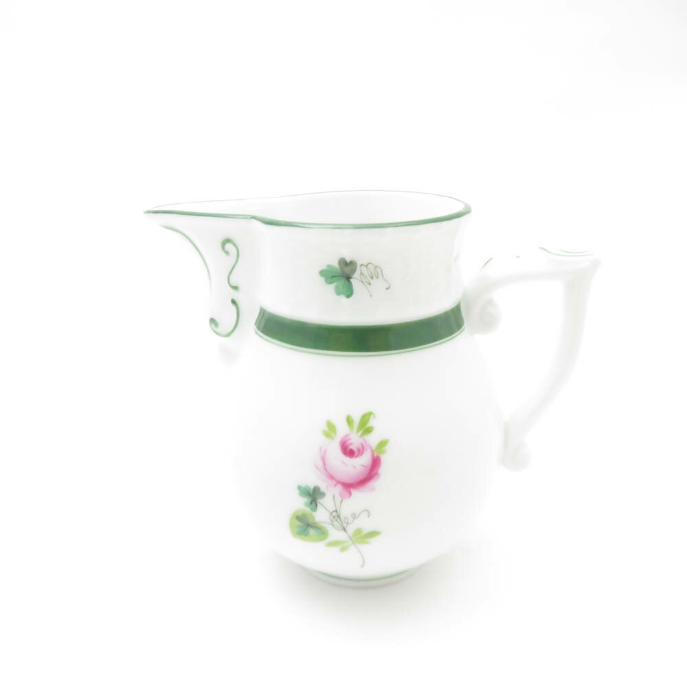 美品 Herend ヘレンド ウィーンの薔薇 635 VRH クリーマー 1点 バラ ミルク クリームジャグ SY12581H1 【中古】