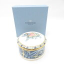 美品 WEDGWOOD ウェッジウッド ブルーエレファント 小物入れ 1点 ゾウ アクセサリー入れ ボックス SC7812D1 【中古】