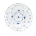 美品 ROYAL ALBERT ロイヤルアルバート ブルーフルーテッド プレイン 中皿 パスタ 24cmプレート SN284F2 【中古】