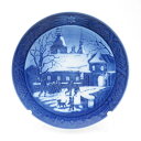 美品 ROYAL COPENHAGEN ロイヤルコペンハーゲン 1995年「マナーハウスでのクリスマス」 イヤープレート ウォールプレート 飾皿 平成7年 SC7841J2 【中古】