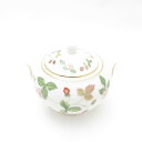 美品 WEDGWOOD ウェッジウッド ワイルドストロベリー シュガーポット 砂糖入 SO3360V2 【中古】