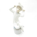美品 LLADRO リヤドロ 帽子の少女 フィギュリン 1点 インテリア 置物 陶器人形 SO3303X1 【中古】