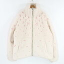 美品 FURFUR ファーファ― フラワー刺繍ボア ブルゾン F ポリエステル100% 別生地ナイロン100% アイボリー レディース AK194B6 【中古】