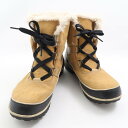 SOREL ソレル ティボリ2 NL2089-373 ショートブーツ 25.5cm 防水 ボア スウェード アウトドア レディース AK197A27 【中古】