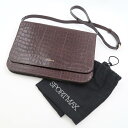 美品 SPORTMAX スポーツマックス マックスマーラ ショルダーバッグ 型押し レディース AN1798 【中古】