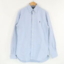 美品 Polo Ralph Lauren ポロラルフローレン ボタンダウンシャツ XS 100%コットン 長袖 メンズ AT1649A34 【中古】