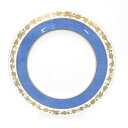 美品 WEDGWOOD ウェッジウッド ホワイトホール パウダーブルー 大皿 27cmプレート ディナー 黒壺 SU12448J2 【中古】