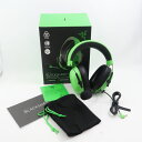 美品 RAZER レイザー BLACKSHARK V2 X ゲーミングヘッドホンセット 有線 固定型マイク eスポーツ HK44 【中古】