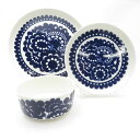 美品 ARABIA アラビア Huvila フヴィラ サラダボウル 中皿 大皿 3点 セット 12cm 18cm 24cmプレート 深皿 ST509P1 【中古】