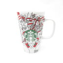 美品 STARBUCKS スターバックス 2017年 ホリデー マグカップ 355ml スタバ コーヒー SU12385C1 【中古】