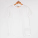 未使用 HERNO ヘルノ カットソー 40 コットン100% 半袖 クルーネック 切り替え Tシャツ レディース AM6695A62 【中古】