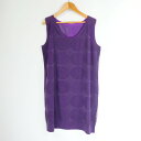 美品 ISSEYMIYAKE イッセイミヤケ PP32LT963 トップス 3 Lサイズ相当 ポリエステル他 ノースリーブ シースルー レディース AD736A...