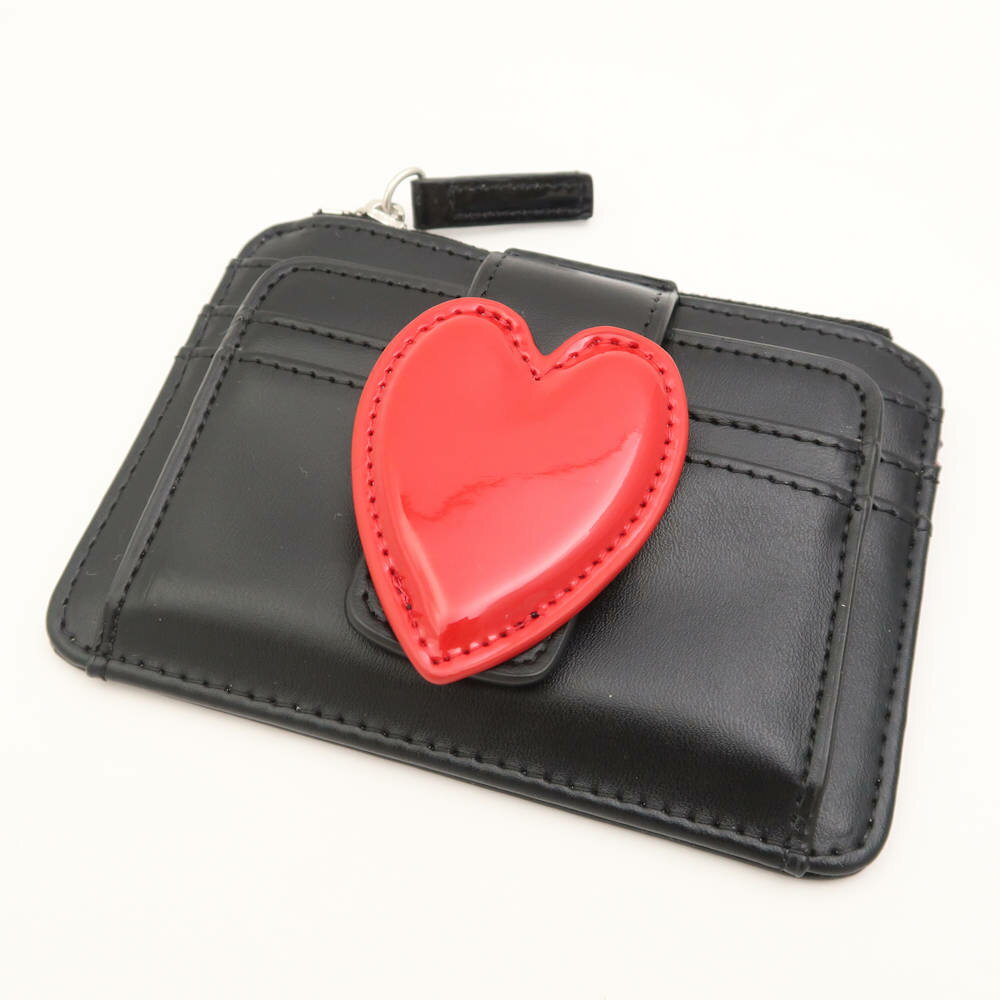 美品 Casselini キャセリーニ モチーフカードケース ハート レディース AO2795 【中古】