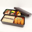 カキフライ 刺身 彩り2段弁当 食品サンプル 幅30 収納時高11 展示用 リアルサイズ 実物大 食玩 HO566 【中古】