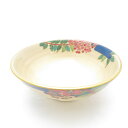 美品 桑野むつ子 御所の花 十二ヶ月 8月 百日紅 茶碗 八月 京焼 作家物 抹茶 桑野睦子 SC8040U2 【中古】