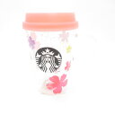 美品 STARBUCKS スターバックス 桜 SAKURA 2024 マグカップ 耐熱ガラス 355ml スタバ コーヒー ガラスボトル SU12577L1 【...