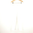 美品 PLST プラステ 12-4206017 スティック パンツ M ポリエステルコットン リネンブレンド ボトムス 白 レディース AU3200A28 【中...