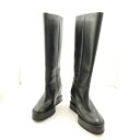 美品 JVAM ジェーヴィエーエム ロングブーツ 1点 38 24~24.5cm 厚底 ウェッジソール レディース AU3182 【中古】