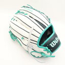 美品 Wilson ウィルソン 軟式 ワナビーヒーロー ユーティリティ用 12インチ 野球グローブ ネイビー 右投用 WBW101577 HY1442 【中古】