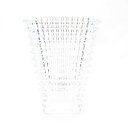 美品 Baccarat バカラ アイ ベース スクウェア S 花瓶 1点 クリスタル H20 フラワー 花びん インテリア オブジェ SY12704B3 【中古】
