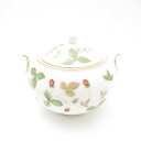 美品 WEDGWOOD ウェッジウッド ワイルドストロベリー シュガーポット 1点 SY12781B2 【中古】