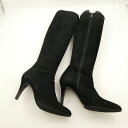 MODE ET JACOMO モードエジャコモ MODE ET JACOMO Meda ロングブーツ 24cm スエード ヒール レディース AM6847 【中...
