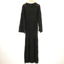 FURFUR ファーファ― RWN0201027 レーシーニットワンピース 1点 ONESIZE ポリエステル 他 長袖 ロング丈 レディース AY6325A4...