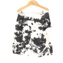 美品 1PIU1UGUALE3 ウノピュウノウグァーレトレ MRK255 TIE DYE SHORTS ショートパンツ VI XL コットン100% ハーフ ニ...