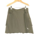 美品 1PIU1UGUALE3 ウノピュウノウグァーレトレ GSP078 BACK FRILL SKIRT プリーツ スカート II M ナイロン 他 ゴルフ ミニ パンツ レディース HM769A90 【中古】
