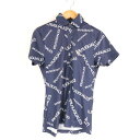 美品 1PIU1UGUALE3 ウノピュウノウグァーレトレ GST182 113 GOLF S/S POLO RANDOM 1PIU1UGUALE3 LOGO ...