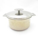 CRISTEL クリステル classique 両手鍋 18-8 ステンレス 16cm なべ 料理 キッチン 調理器具 SU12677E1 【中古】
