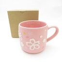 未使用 STARBUCKS スターバックス SAKURA2019 ラインエンボス マグカップ 1点 陶器 355ml コップ スタバ さくら 桜 SC8064A1 【中古】