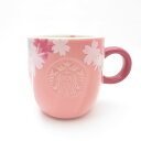 未使用 STARBUCKS スターバックス SAKURA2019 ブライトピンク マグカップ 1点 陶器 355ml コップ 桜 さくら スタバ SC8071A1 【中古】
