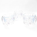 未使用 STARBUCKS スターバックス SAKURA2019 クリアドロップ ダブルウォールグラス 3点 セット 237ml カップ コップ 桜 スタバ SC8076A1 【中古】