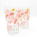 未使用 STARBUCKS スターバックス SAKURA2019 Nakameguro グラス 2点 ペア 384ml コップ 桜 さくら スタバ SC8078A1 【中古】