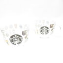 美品 STARBUCKS スターバックス スターバックスルーツ 耐熱グラスマグ 2点 ガラス ペア 25周年記念 355ml スタバ SC8091A1 【中古】