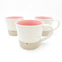 未使用 STARBUCKS スターバックス さくら2017 クレイ マグカップ 3点 陶器 セット 355ml カップ 桜 SAKURA スタバ SC8094E2 【中古】