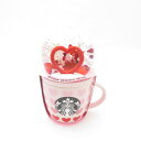 未使用 STARBUCKS スターバックス バレンタイン2021 スノーグローブ&マグ 1点 スノードーム スタバ ハート カップ SO3498D1 【中古】