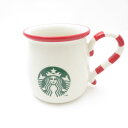 未使用 STARBUCKS スターバックス ホリデー2016 キャンディケーン マグカップ 1点 クリスマス 限定 スタバ SO3501D1 【中古】