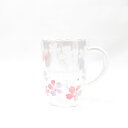 未使用 STARBUCKS スターバックス SAKURA2020 耐熱グラスマグ スパークル マグカップ 1点 さくら 桜 ガラス スタバ SO3509D1 【中古】