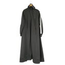 美品 DOUBLE STANDARD CLOTHING ダブルスタンダードクロージング ブライトキングマキシ ワンピース 38 ポリエステル100% 半袖 ロン...