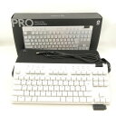 美品 logicool G ロジクール G PRO X TKL LIGHTSPEED (YR0085) ゲーミングキーボード G-PKB-003WL-TCWH 茶軸 有線 無線 eスポーツ PC ゲーム 周辺機器 兼用 HY1469 【中古】