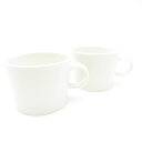 美品 iittala イッタラ TEEMA ティーマ マグカップ 2点 ペア コップ 北欧 無地 シンプル SY12842G2 【中古】