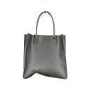 美品 ZUCCA ズッカ フェイクレザー ロゴ トートバッグ レディース AY6332 【中古】
