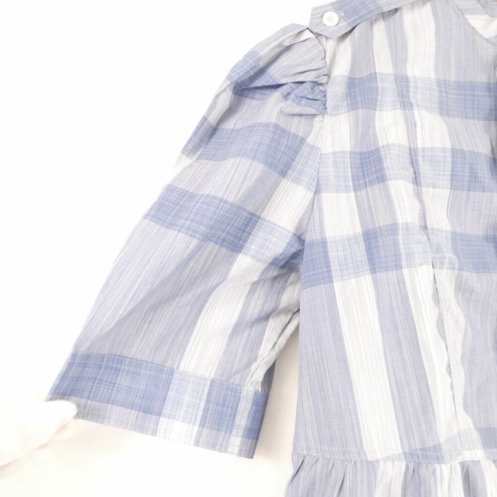 美品 BURBERRY BRIT バーバリーブリット ノヴァチェック シャツワンピース 40 コッ...