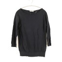 美品 JOHN SMEDLEY ジョンスメドレー ニット M コットン100% 長袖 薄手 レディース AC1540 【中古】
